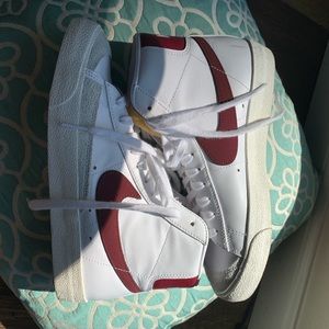 nike blazers wine red
